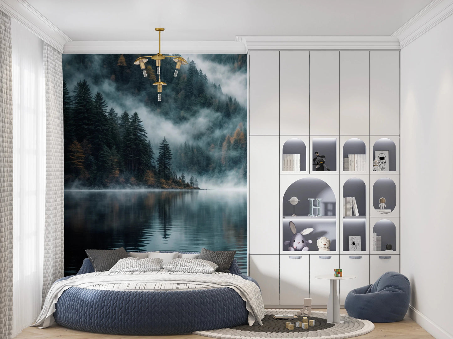 Mystic Lake Reflections Wall Mural