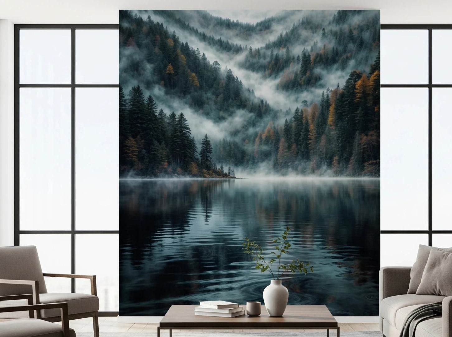Mystic Lake Reflections Wall Mural
