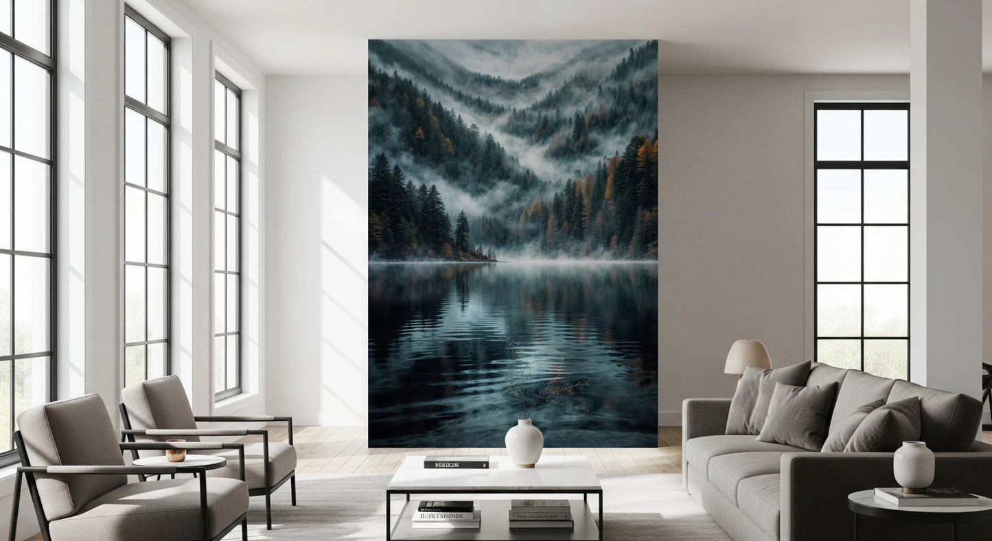 Mystic Lake Reflections Wall Mural