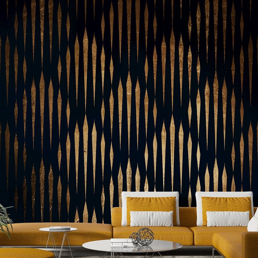 Dreamy and atmospheric scenic view on a wall.
