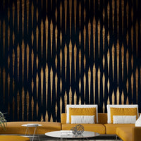 Dreamy and atmospheric scenic view on a wall.
