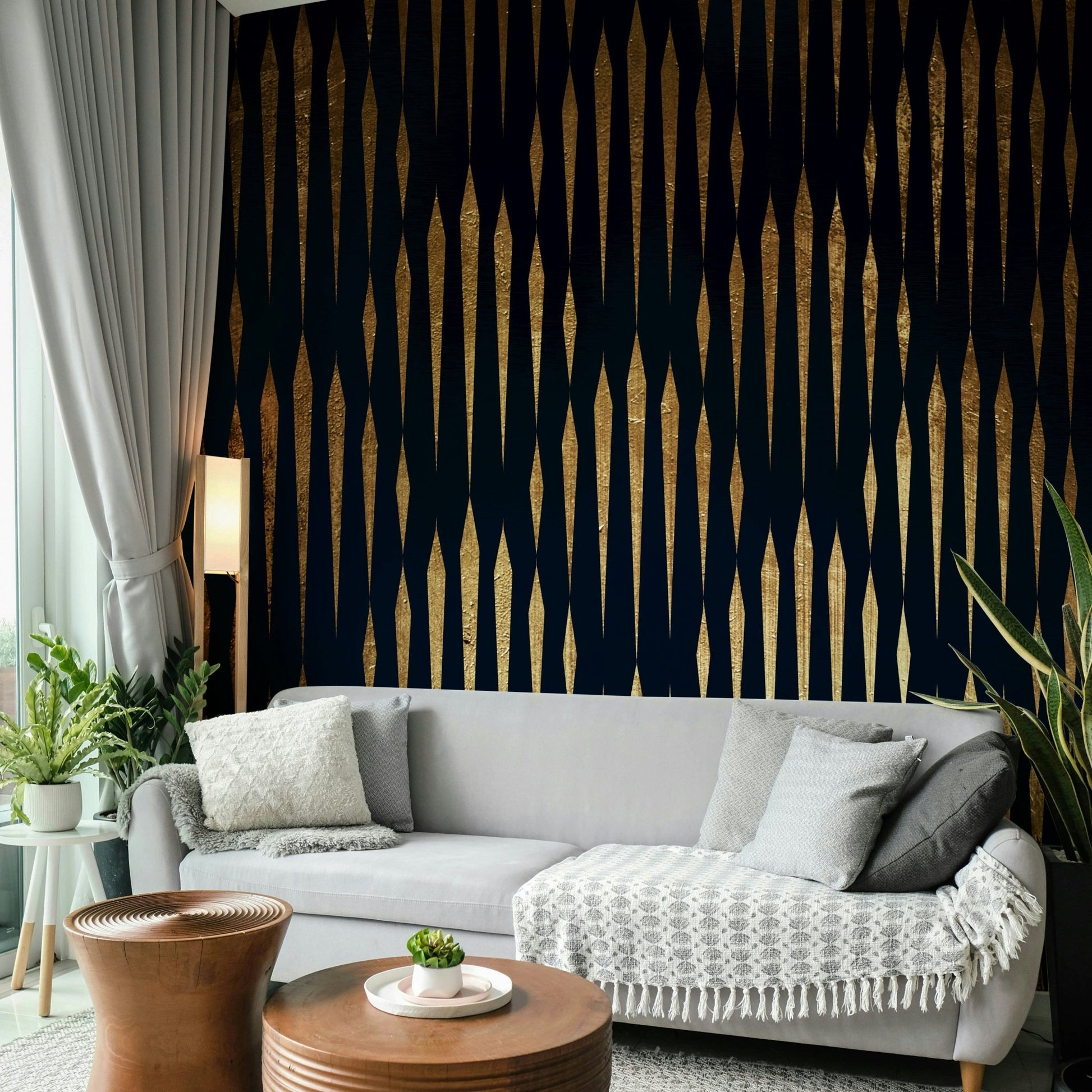 Soft, diffused light filtering through trees.
