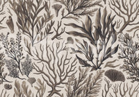 Soft underwater-inspired mural wallpaper design
