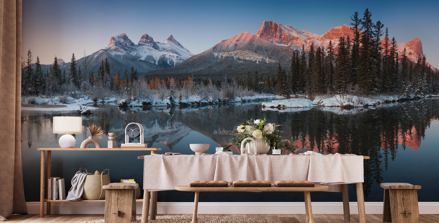 Natural Snow Peak Mountain Wallpaper - Giffywalls