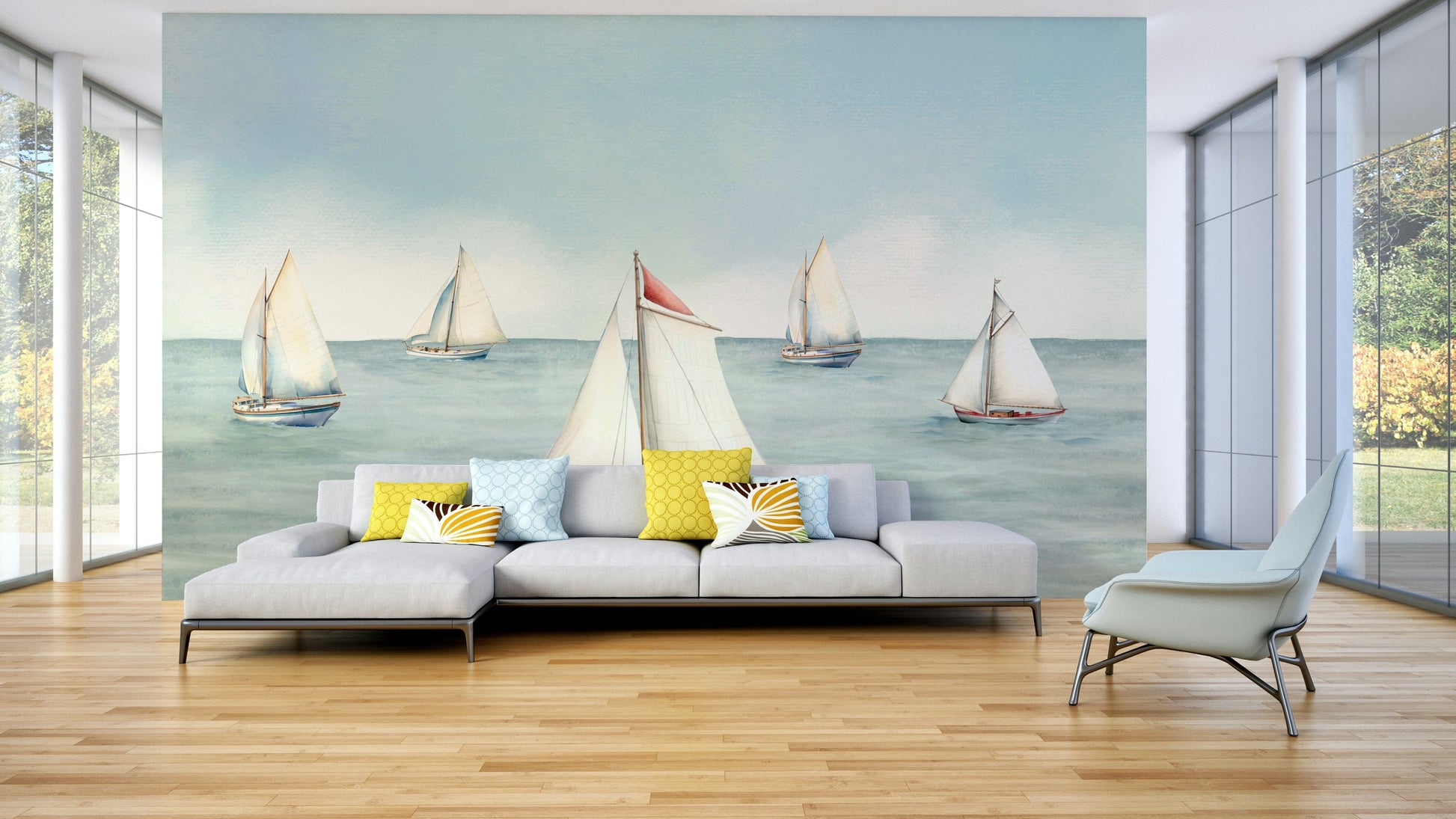 The image feels peaceful and restful.

