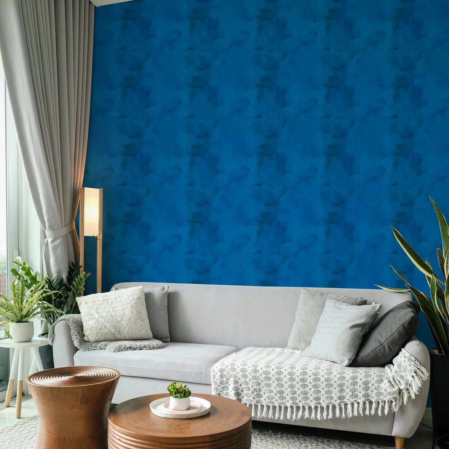 Midnight Bloom Blues classic wall art

