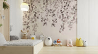 Watercolor eucalyptus hanging wallpaper

