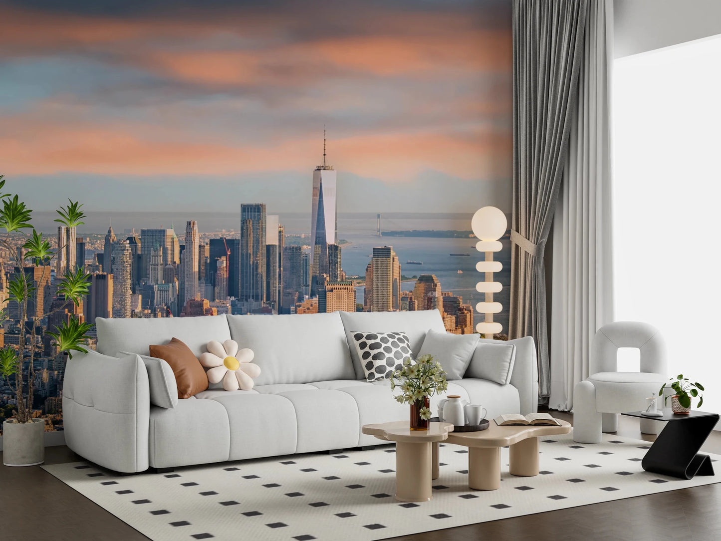 New York Dawn Wall Mural