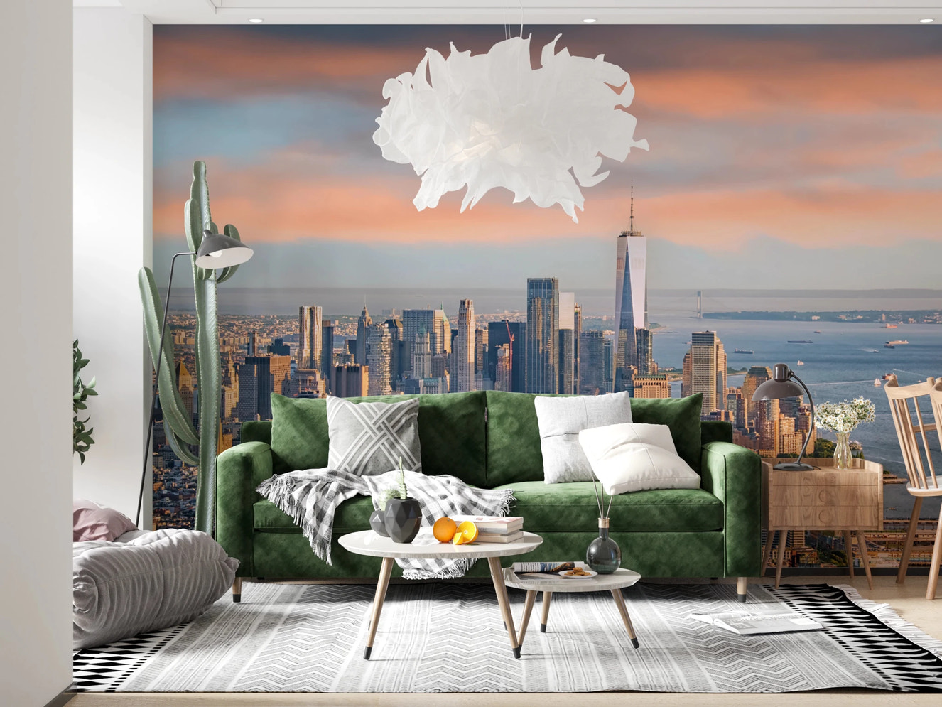 New York Dawn Wall Mural
