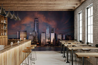 New York Twilight Wall Mural -2258614