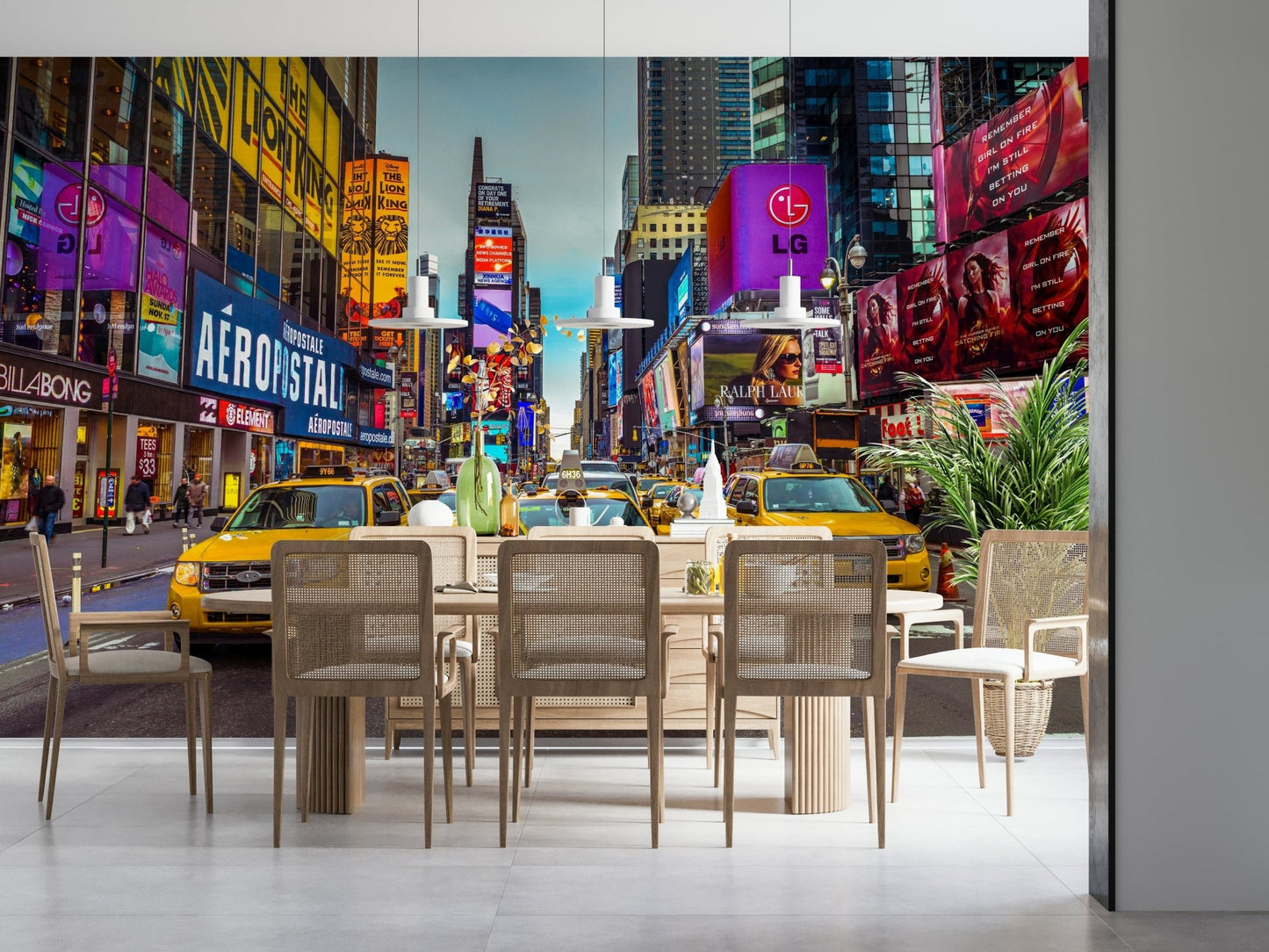 New York's Urban Pulse Wall Mural