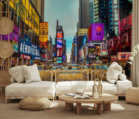 New York's Urban Pulse Wall Mural
