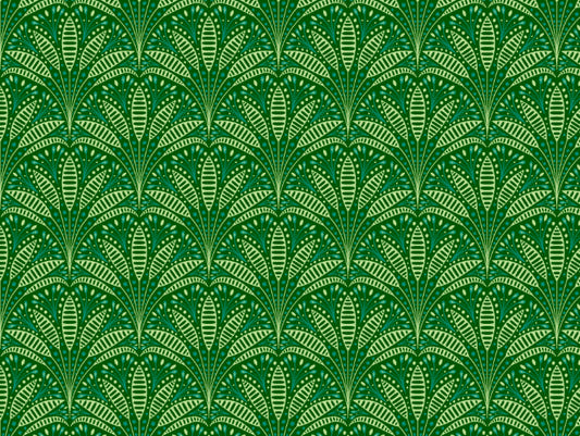 Artdeco Green Palm Wallpaper