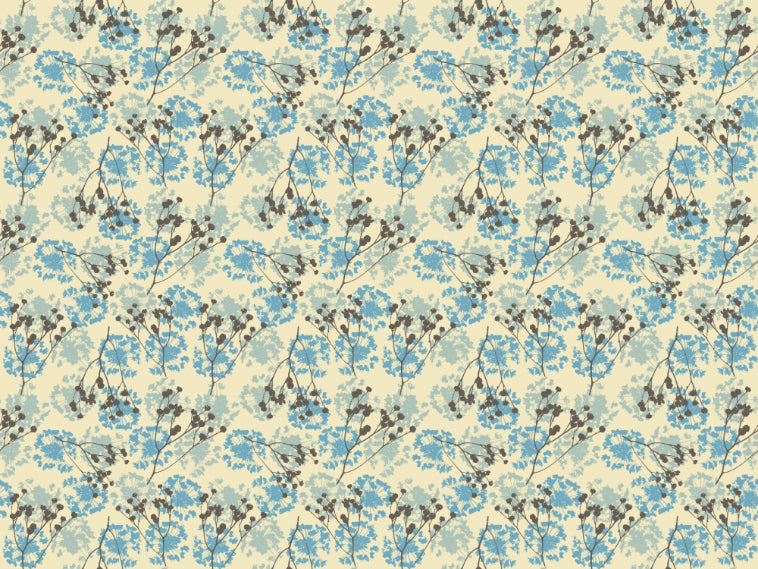Delicate Floral Wallpaper Mural