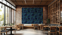 Hand Painted Night Plants dark plant decor

