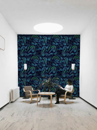 Hand Painted Night Plants elegant wallpaper
