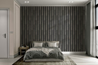 Vertical stripes in twilight-inspired color palette

