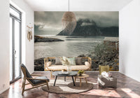 Nordic Coastal Retreat Wall Mural