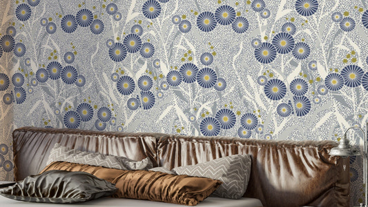 Nordic Petals Wallpaper