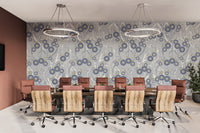 Removable Nordic petals adhesive wallpaper