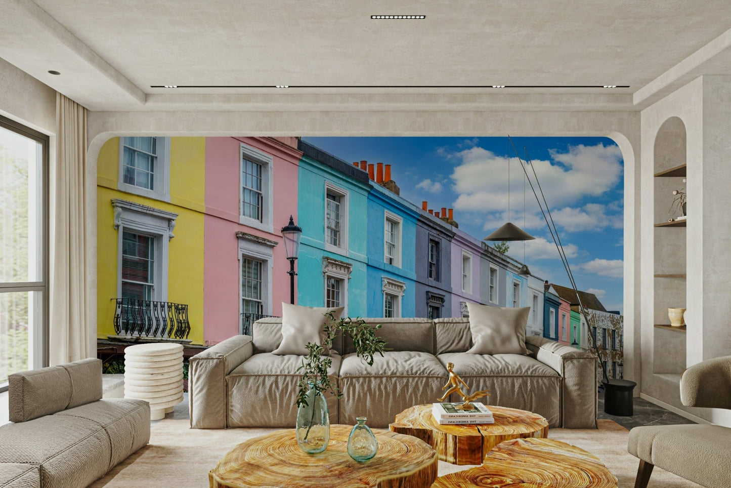 Notting Hill, London Wall Mural.

