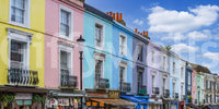 Notting Hill mural for a bedroom.

