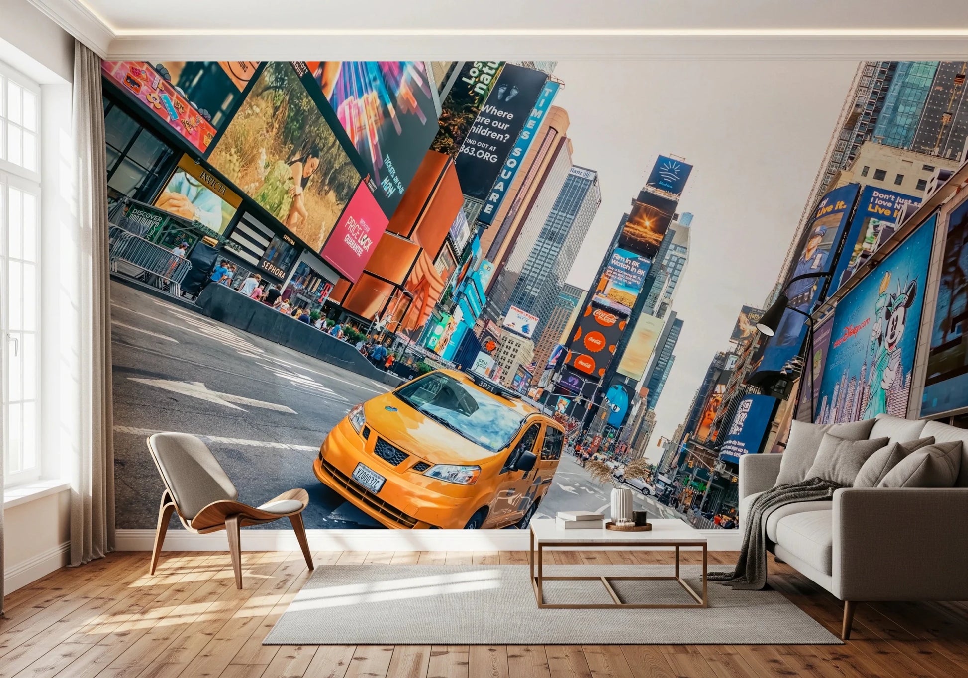 NYC Buzz Wall Mural