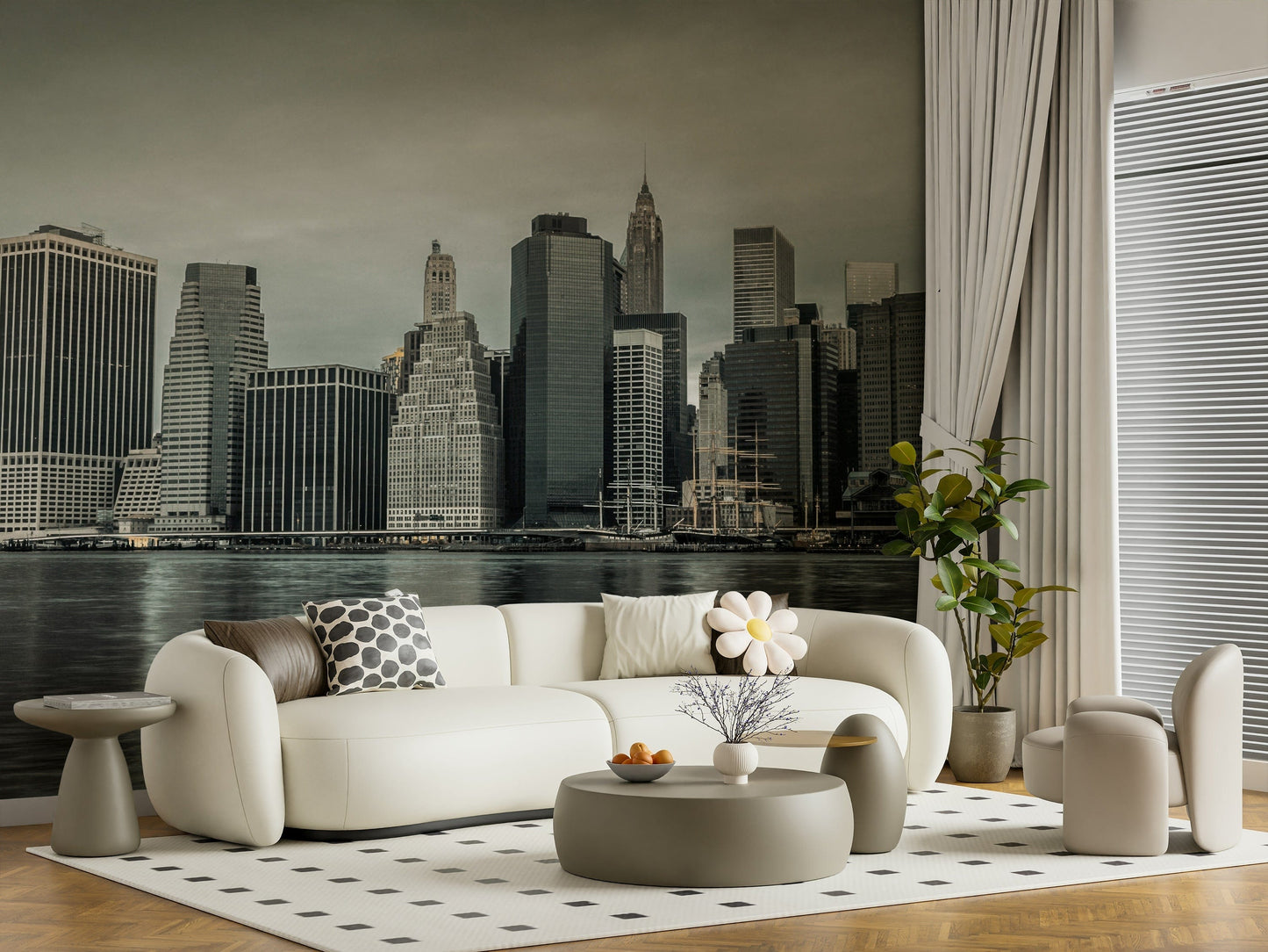 NYC Skyline Wall Mural