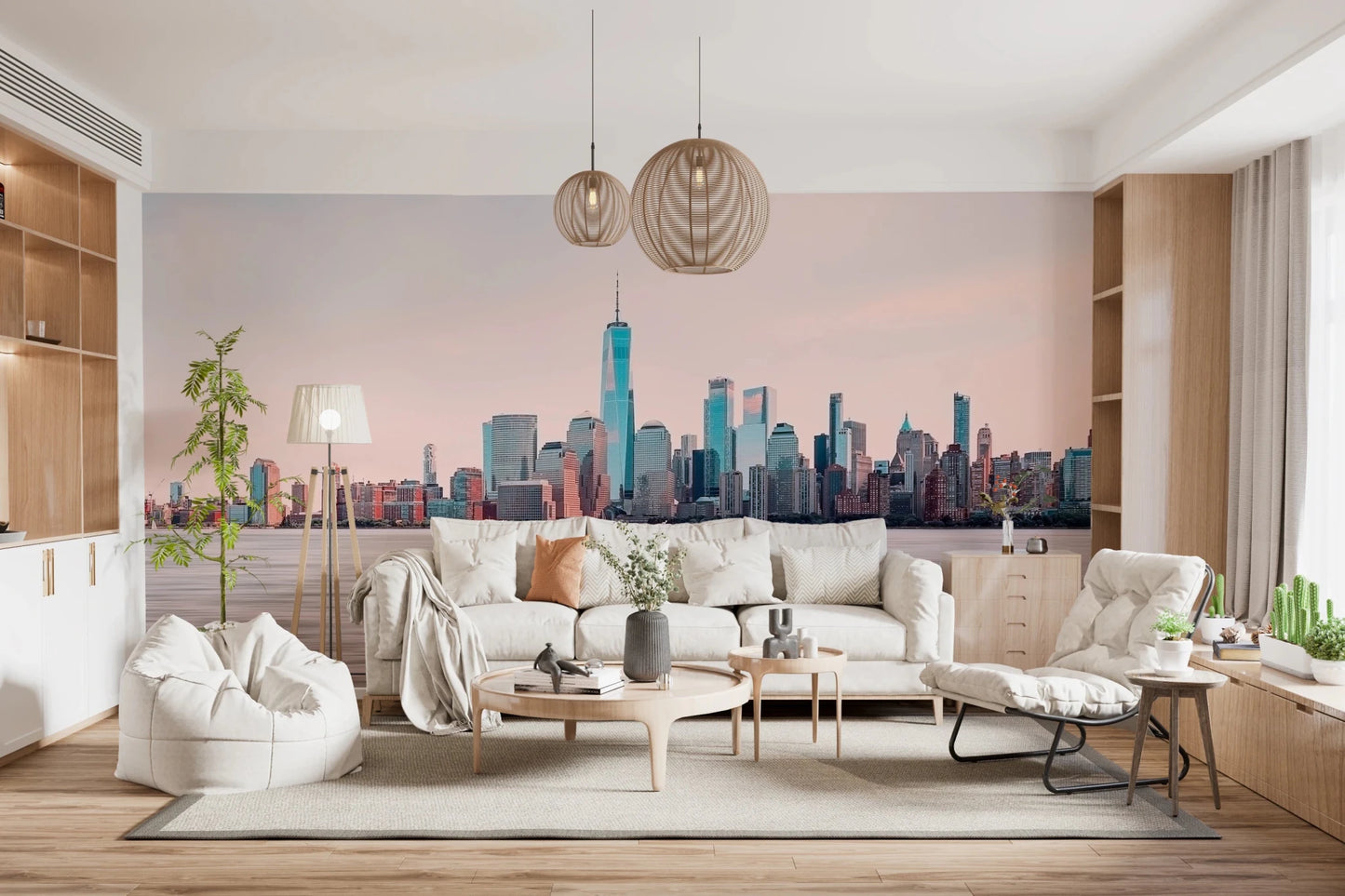 NYC Skyline Serenity Wall Mural