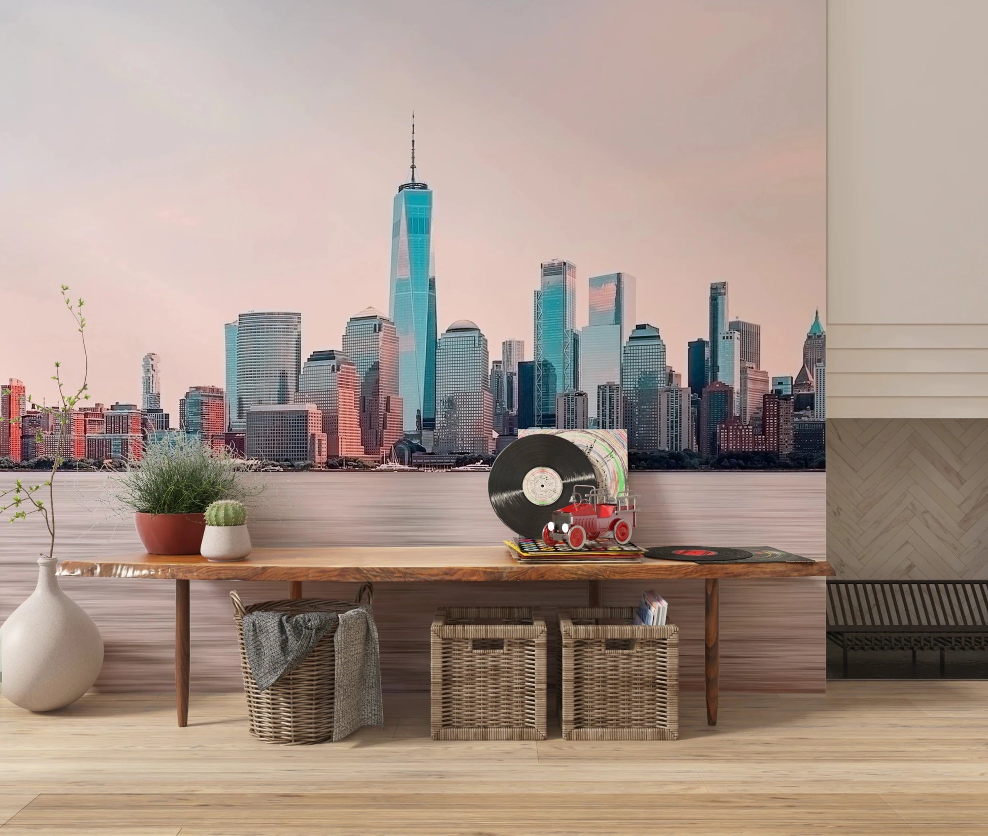 NYC Skyline Serenity Wall Mural