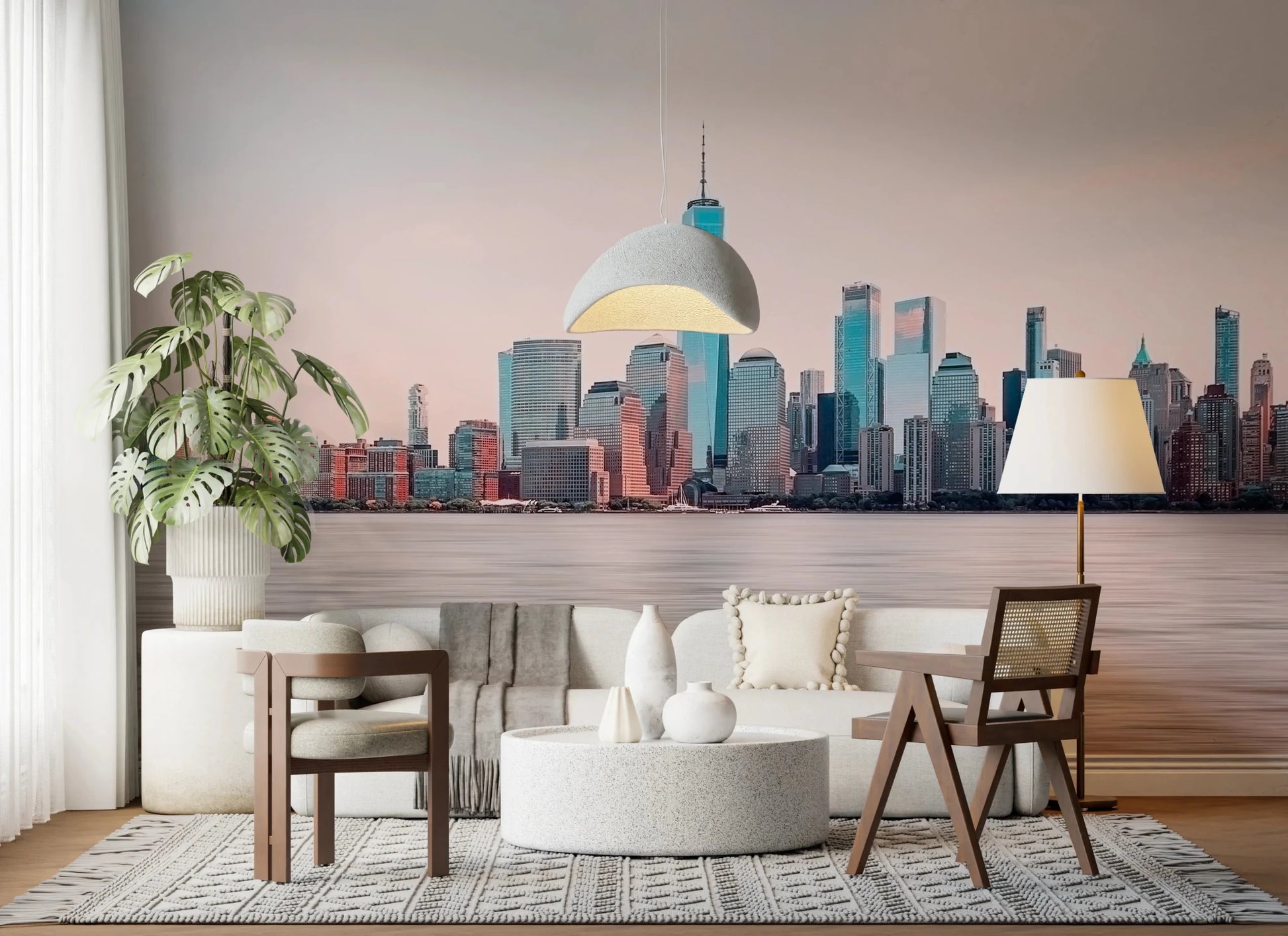 NYC Skyline Serenity Wall Mural