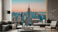 NYC Sunrise Skyline Wall Mural