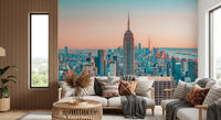 NYC Sunrise Skyline Wall Mural