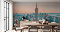 NYC Sunrise Skyline Wall Mural