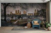 NYC Winter Lights winter scene

