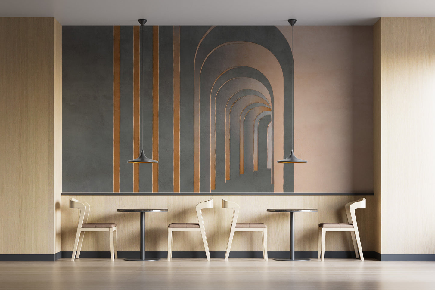 Modern Grey Textured Wallpaper