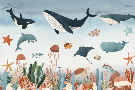 Sea Symphony Feature Wall Mural