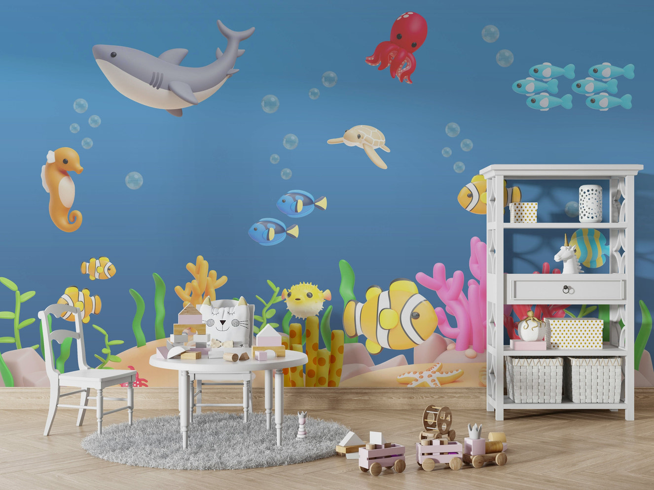 The image has a happy, energetic mood.

