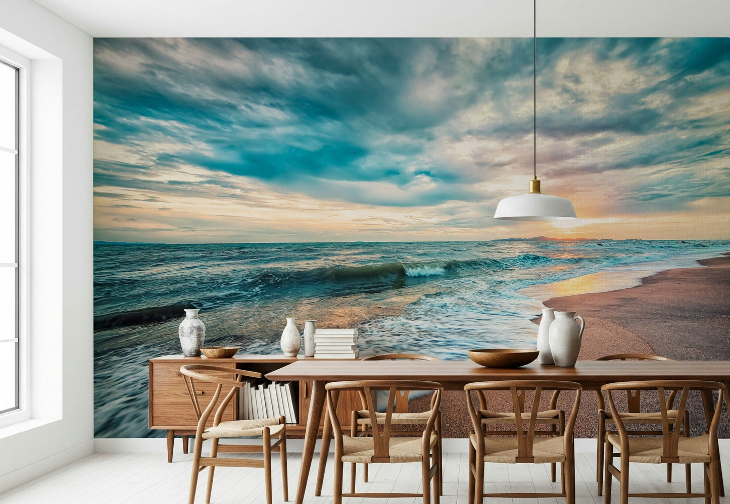 Ocean Hues Wall Mural