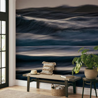 A close-up of the detailed texture in the wave design.

