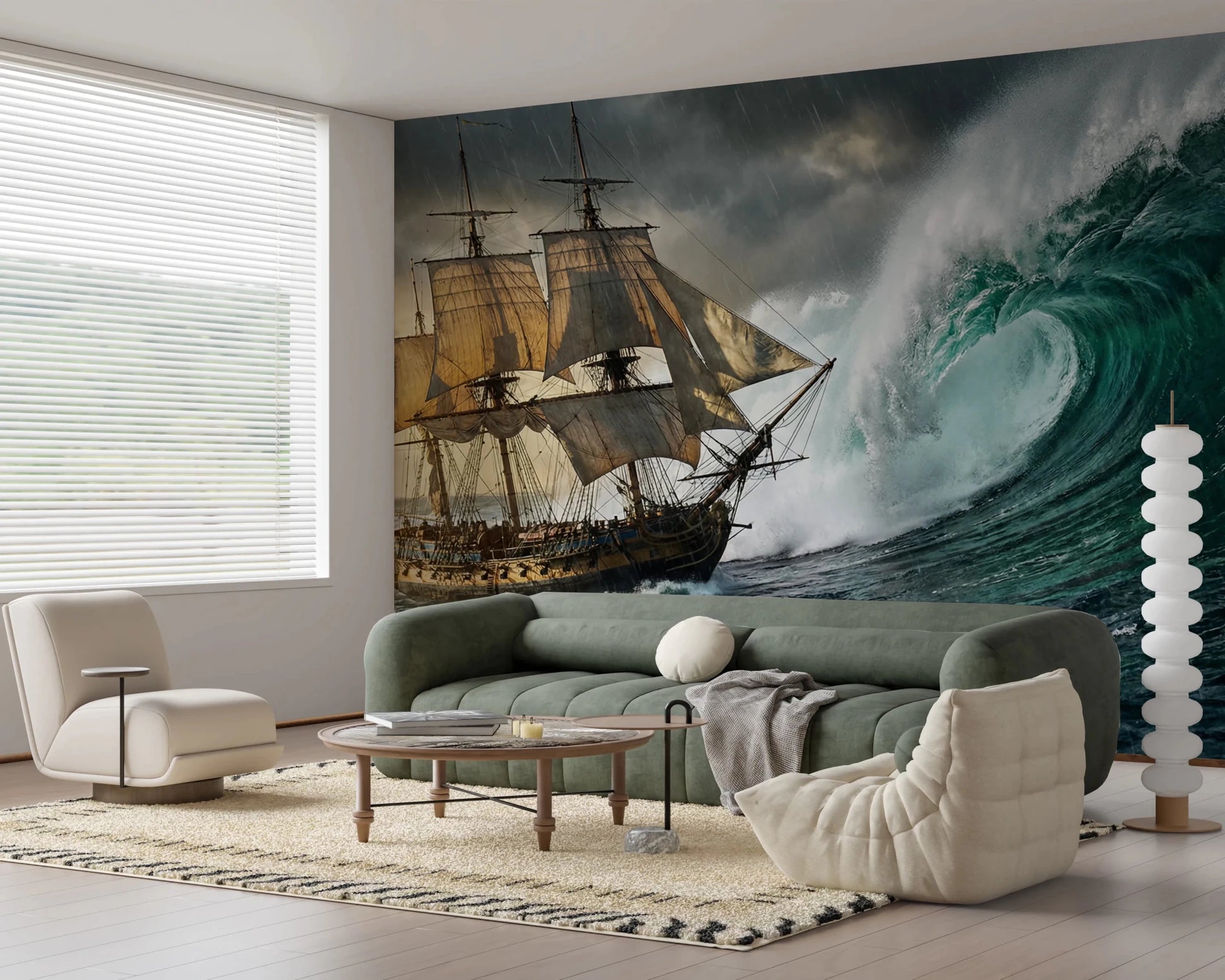 Ocean's Challenge Wall Mural