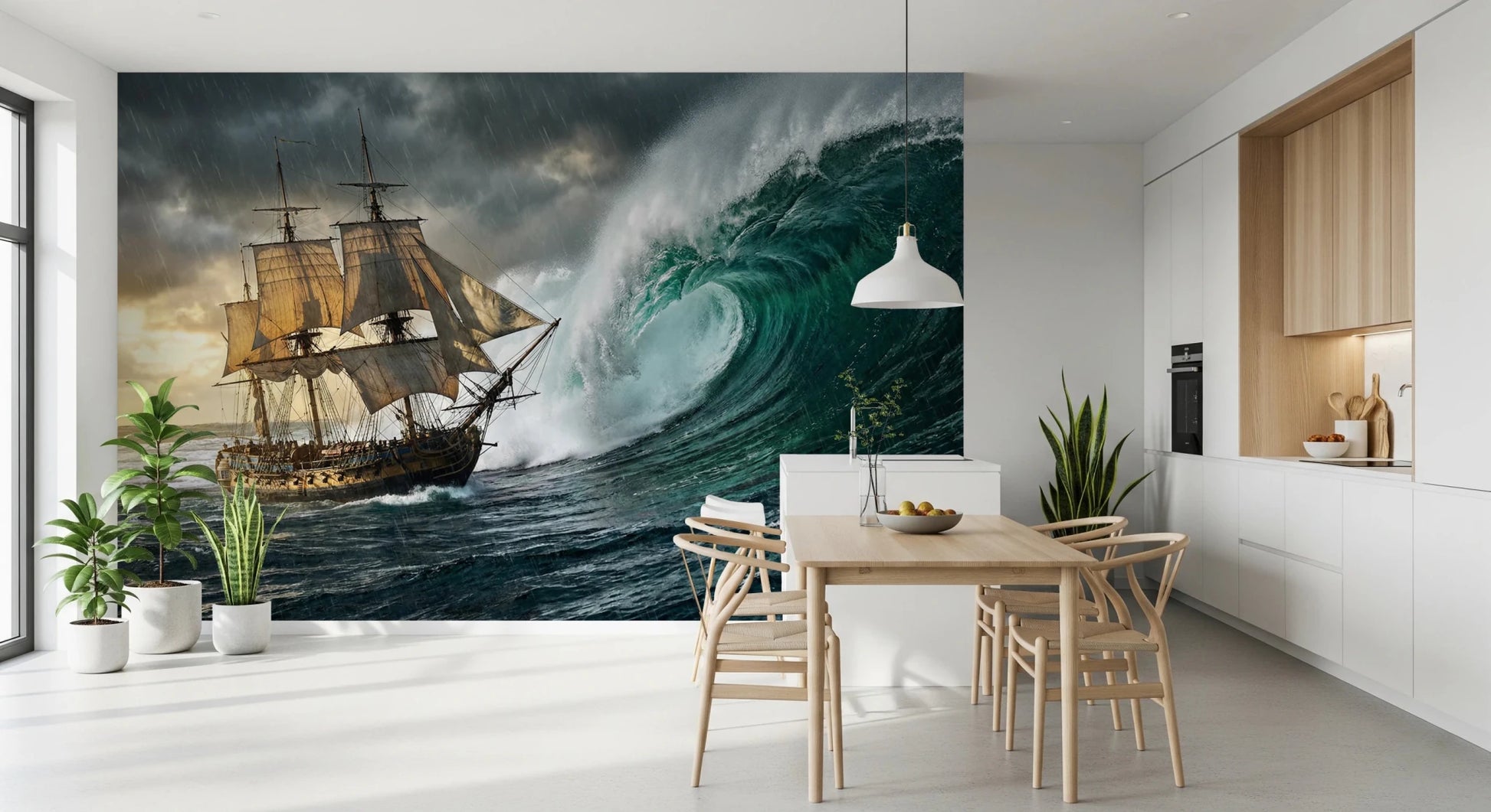 Ocean's Challenge Wall Mural