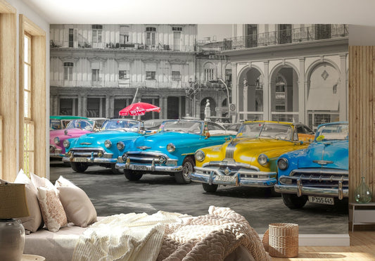 Old - school Rides Wall Mural