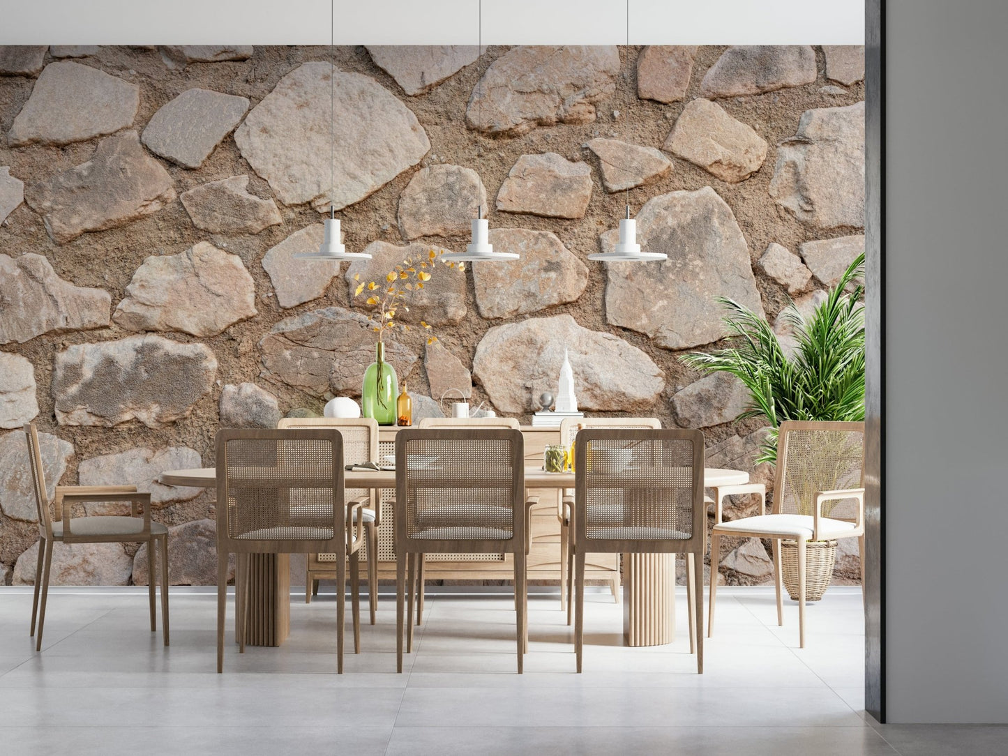 Old World Stone Wall Mural -2306810