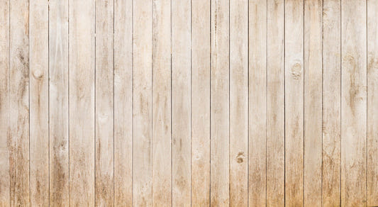Beige Wood Panel Wallpaper Mural