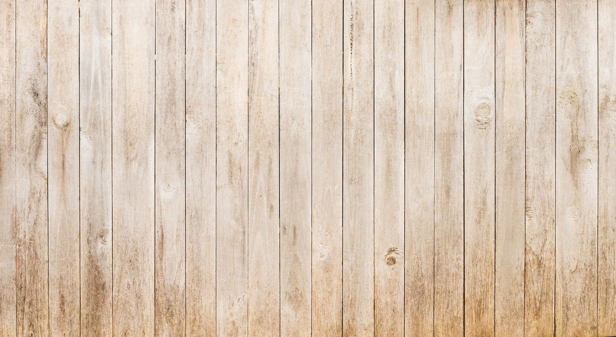 Beige Wood Panel Wallpaper Mural