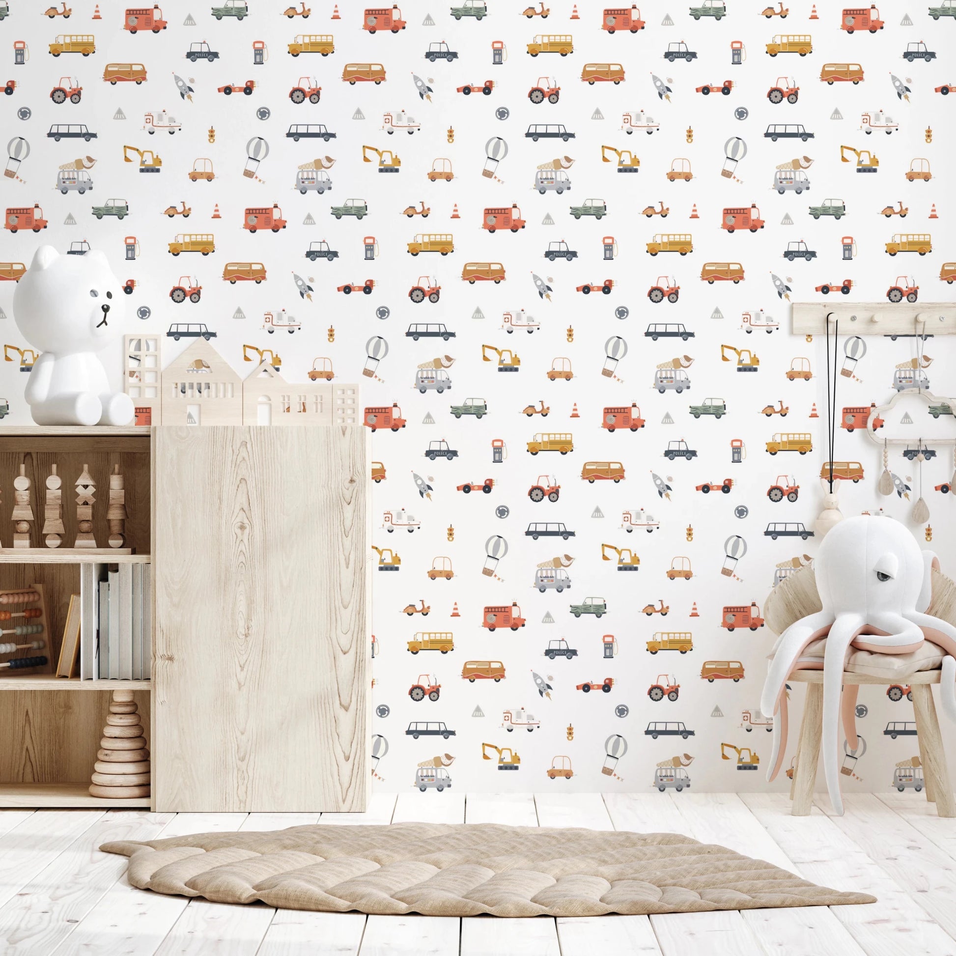 On the Go Vehicles Wallpaper⁠