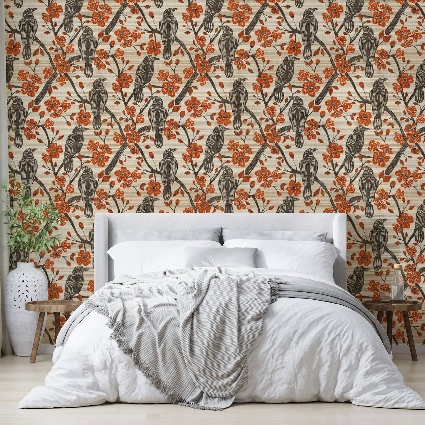 Blossom & Crow floral wallpaper for walls