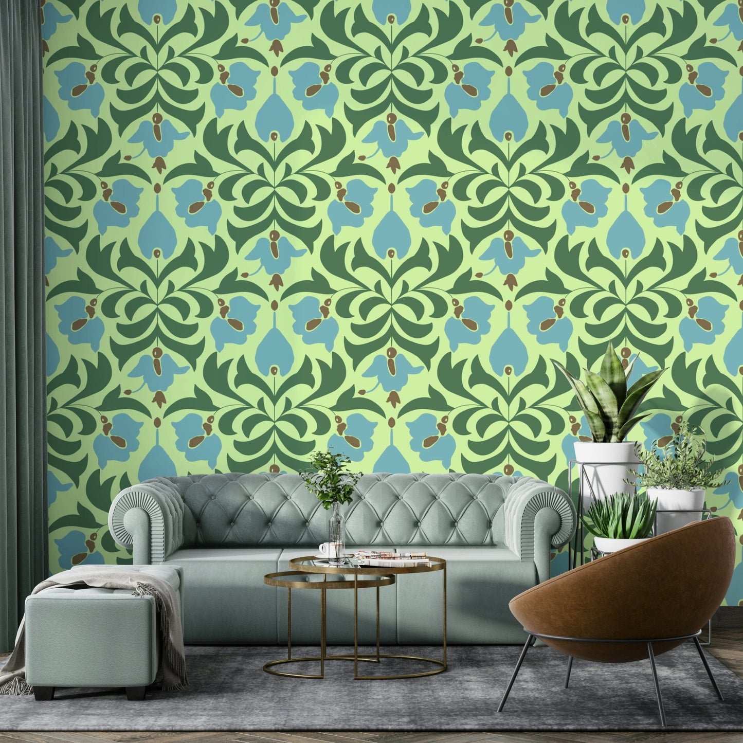 Orbisca - Botanical Balance Wallpaper⁠
