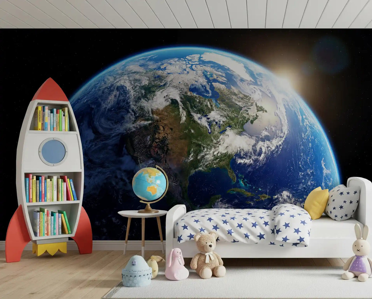 Orbital Dawn Wall Mural